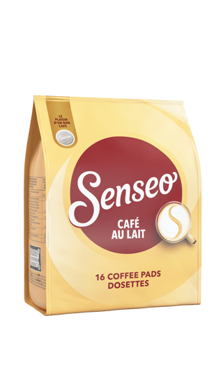 C21425906 Senseo Cafe au Lait 16x SAND front left v01