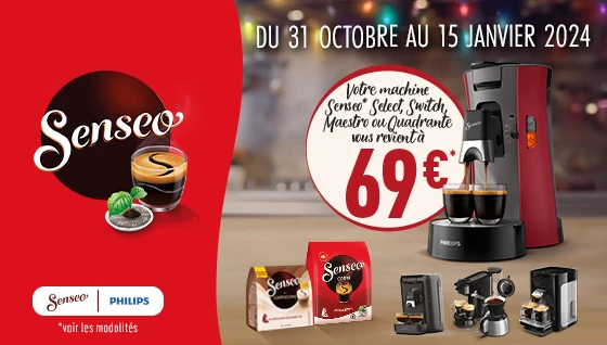 Promo CAFETIERE A DOSETTE SENSEO ORIGINAL chez E.Leclerc