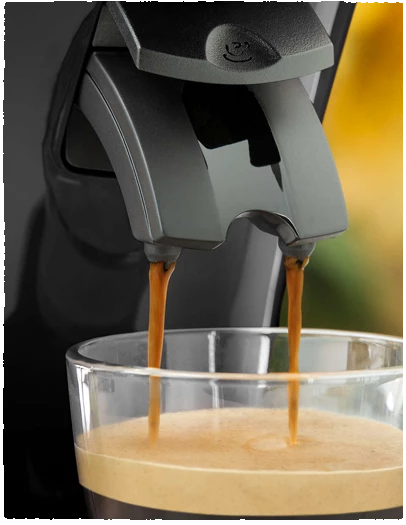 Machine à café à dosette Senseo Quadrante noire 1,2 L sur