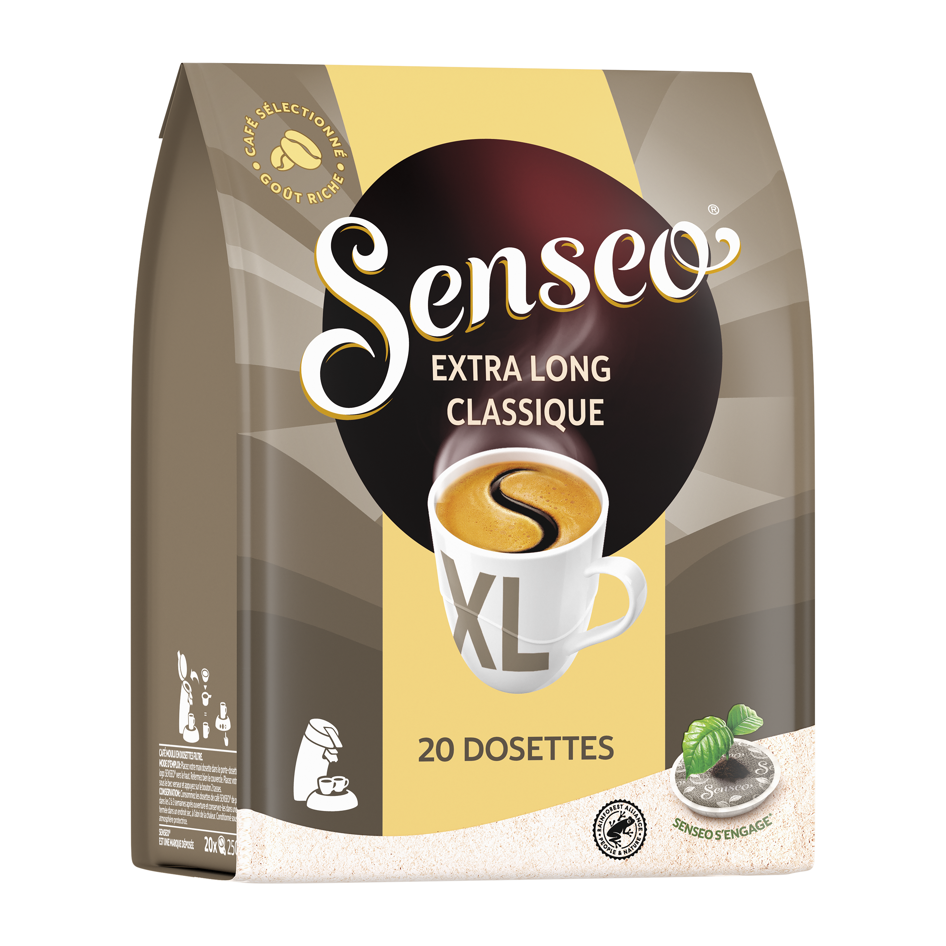 Senseo Classic (Tasse simple) - 36 dosettes pour Senseo à 4,69 €