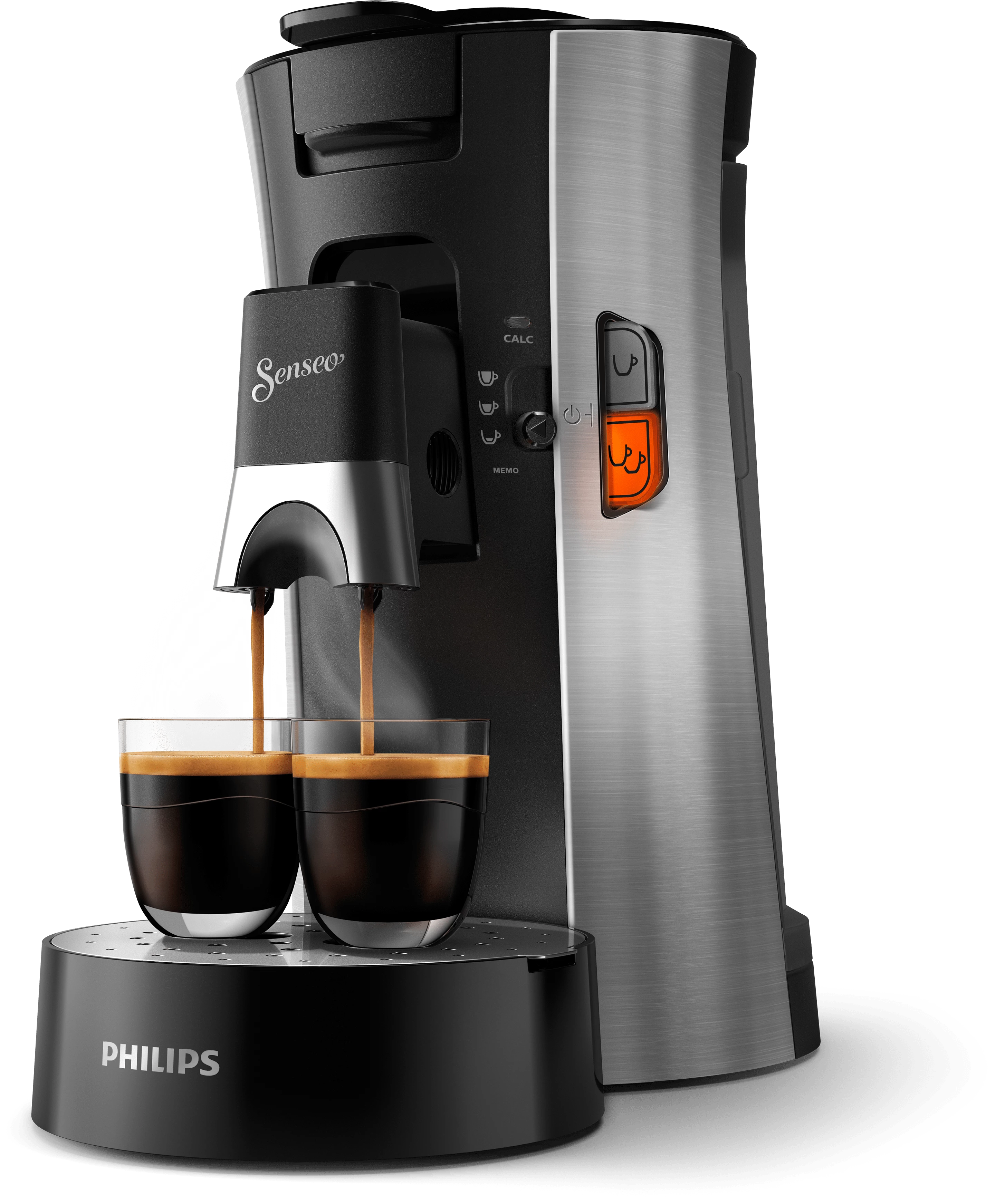 Philips SENSEO Select Machine à café à dosettes, Intensity Plus Crema Plus,  Sauge, Une ou deux tasses à la fois, Bec verseur métallique ajustable  (CSA250/11) : : Cuisine et Maison